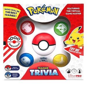 Pokemon Trainer Trivia Toy Featuring The Virtual Game Master 2 Modes Single